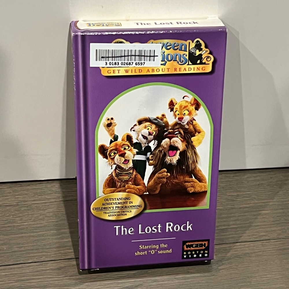 Between the Lions VHS - Lost Rock - Short O Sound - Reading Education Tape